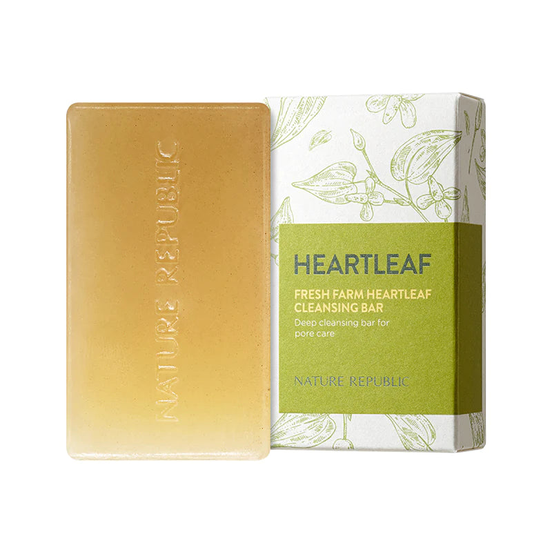 フレッシュファーム ハートリーフ クレンジングバー  FRESH FARM HEARTLEAF CLEANSING BAR